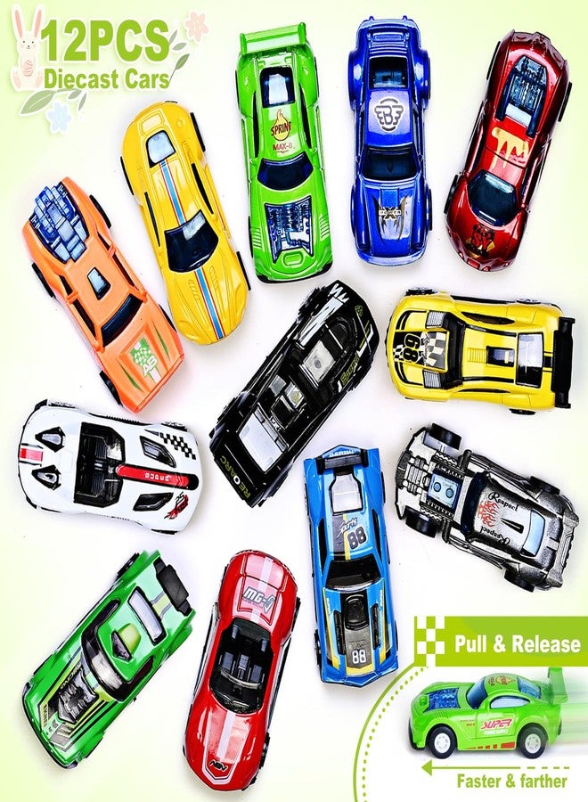 ShyLizard 12Pack Prefilled Easter Eggs with Toys Inside, Easter Eggs with Die-cast Racing Cars for Kids Easter Basket Stuffers, Easter Egg Hunting Games, Easter Party Favor, Easter Prizes Reward - Image 5